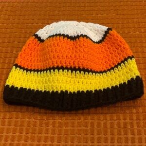 Handmade Crochet Candy Corn Beanie